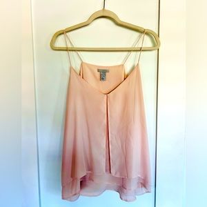 Beautiful H&M spaghetti strap blouse in pink blush color. Size 14